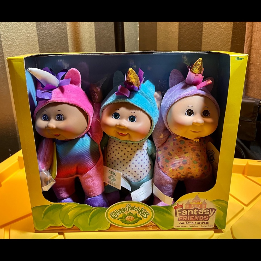 COPY - NWT. Cabbage Patch Kids - Collectible Cuties Fantasy Friends, 3 Pack.